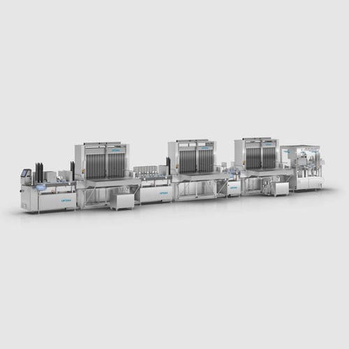 Производственная линия иммуносорбентного ферментного анализа - ImmuCoat - OPTIMA packaging group GmbH - автоматическая / модульная