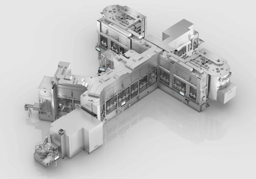 Полностью автоматическая наполнительная машина - MultiUse - OPTIMA packaging group GmbH - коробов / для колб / для жидкостей