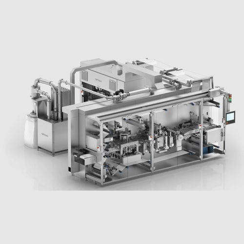 Фасовочная машина 4 сварных шва - CPS - OPTIMA packaging group GmbH - горизонтальная / упаковка «флоу-пак» / ротационная