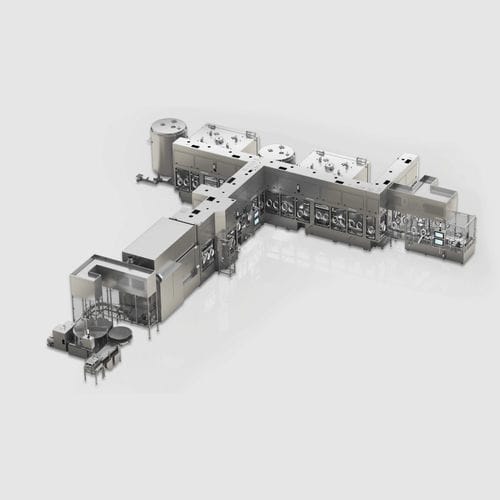 Стерильная наполнительная машина - OPTIMA packaging group GmbH - для бутылок / для колб / для жидкостей