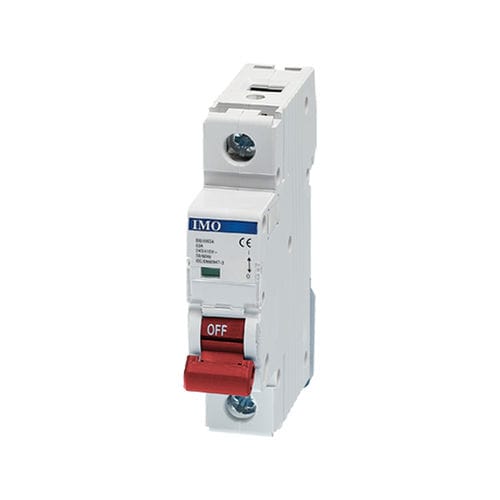 Разъединитель-выключатель с ручным управлением - BIS1063A - IMO Precision Controls Limited - низкого напряжения / однополюсный / модульный