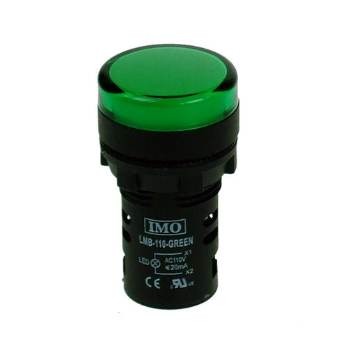 Постоянный световой индикатор - LMB-12-GREEN  - IMO Precision Controls Limited - LED / накаливания / IEC