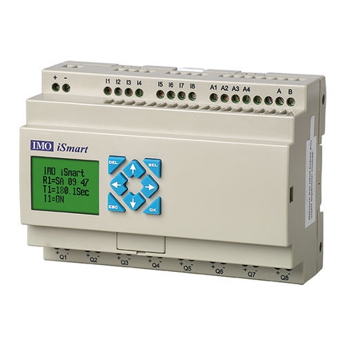 Компактное программируемое реле - SMT-EA24-R20-V3 - IMO Precision Controls Limited - на DIN-рейке / входы / выходы
