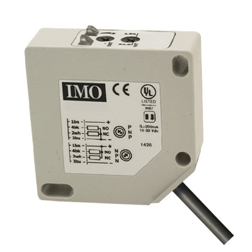 Фотоэлектрический обнаружитель тип заграждения - SQR/B020-C - IMO Precision Controls Limited - кубический / из пластмассы / компактный