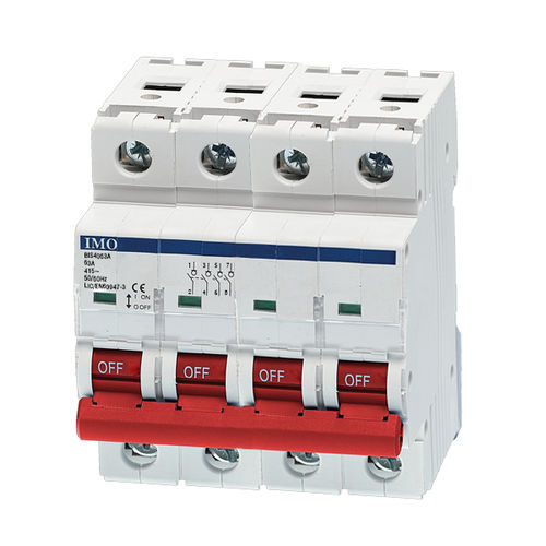 Разъединитель-выключатель с ручным управлением - BIS4100C - IMO Precision Controls Limited - низкого напряжения / 4 полюса / трехфазовый