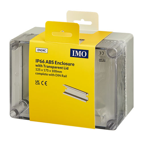 Корпус с прозрачной дверью - EN24C - IMO Precision Controls Limited - настенный / прямоугольный / АБС-пластик