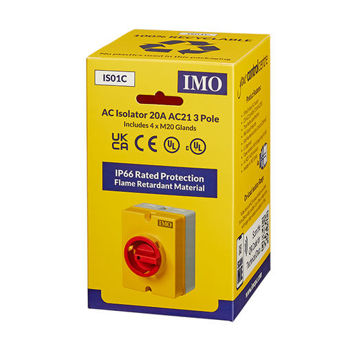 Ротационный разъединитель - IS01C - IMO Precision Controls Limited - низкого напряжения / AC / закрытый