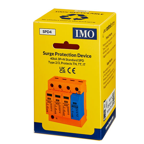 Коробка разрядника тип 2 - SPD4 - IMO Precision Controls Limited - для электроустановки / для источника электропитания / защита от перенапряжения