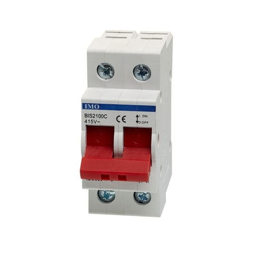 Разъединитель с ручным управлением - BIS2100C - IMO Precision Controls Limited - низкого напряжения / 2 полюса / AC