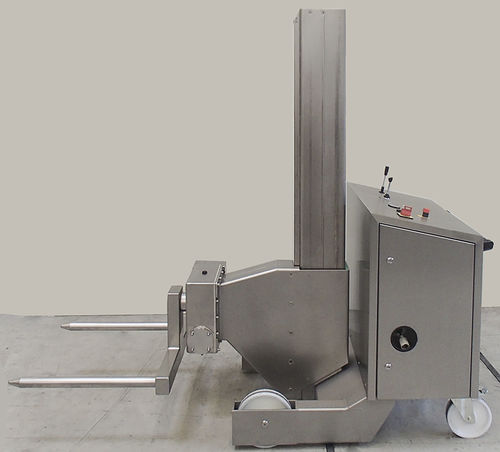 Подъемное устройство с телескопической стрелой - L.B. Bohle Maschinen und Verfahren GmbH - вилочной формы / для погрузно-разгрузочных работ / транспортное