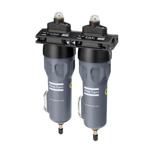 Фильтр для сжатого воздуха - DDp(+) - Atlas Copco Compressors - для пыли / с картриджем / резьбовой