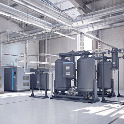 Осушитель сжатого воздуха адсорбцией без теплоты - CD+ series - Atlas Copco Compressors - одноуровневый / большого размера