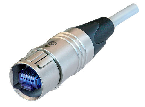 Соединитель РЧ - NKE6S - Neutrik - RJ45 / DIN / цилиндрический