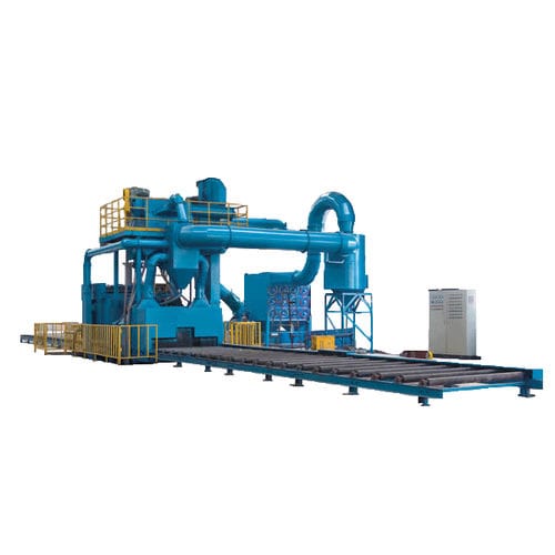 Дробеструйный аппарат с роликовым конвейером - RC line - Shandong Kaitai Shot Blasting Machinery Share Co., - для металла / для толи