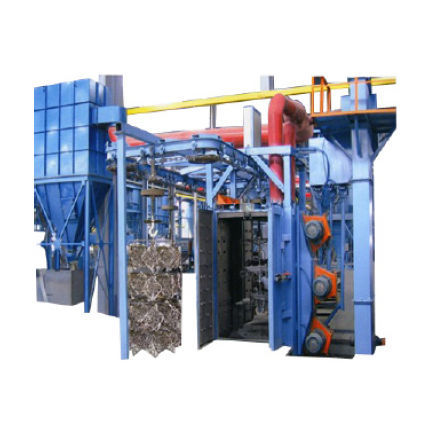 Дробеструйный аппарат с воздушным конвейером - MR-line - Shandong Kaitai Shot Blasting Machinery Share Co., - для металла / непрерывного действия / автоматический