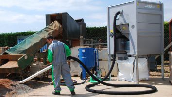 Система рекуперации для абразивных материалов - ABVAC series - Shandong Kaitai Shot Blasting Machinery Share Co., - всасывающая