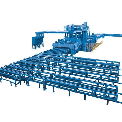 Линия предварительной обработки поверхности с камерой - XQ69  - Shandong Kaitai Shot Blasting Machinery Share Co., - автоматическая