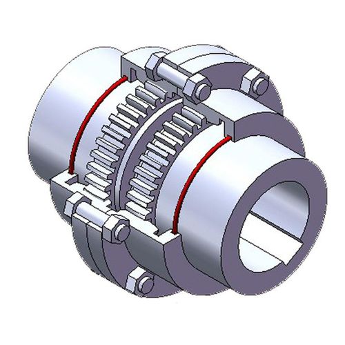 Шестеренчатая муфта - EC series - HANGZHOU CHINABASE MACHINERY CO., LTD. - с фланцем