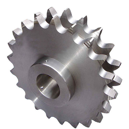 Шестерня цепи - HANGZHOU CHINABASE MACHINERY CO., LTD. - с прямозубым зацеплением / со ступичным узлом / из нержавеющей стали