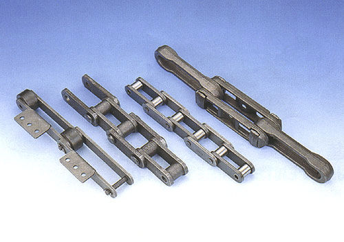 Конвейерная цепь из стали - M series - HANGZHOU CHINABASE MACHINERY CO., LTD. - с роликами / для черной металлургии / для сельскохозяйственной машины