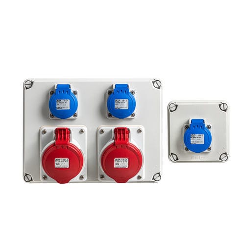 Оборудованный распределительный шкаф - LIGHT COMPLET Series - IDE ELECTRIC, S.L. - из пластика / IP65 / IP67