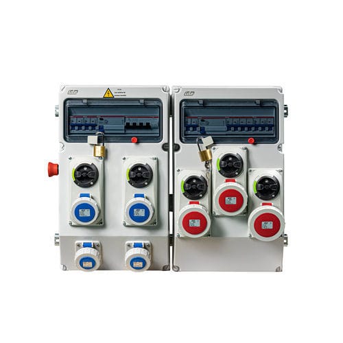 Оборудованный распределительный шкаф - COM40PR67/P - IDE ELECTRIC, S.L. - переносной / из ABS / IP65