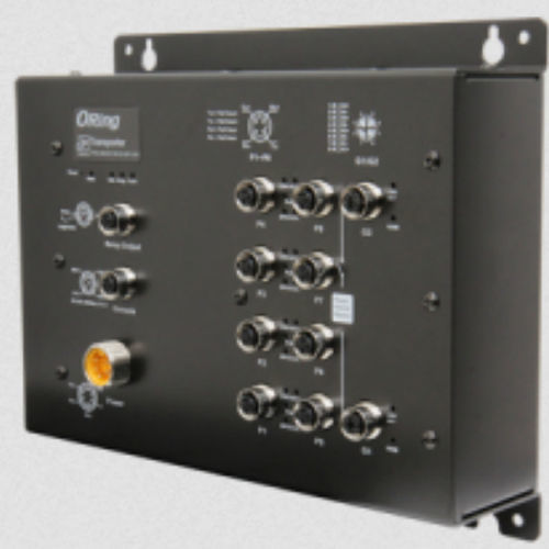 Управляемый коммутатор Ethernet - TPS-3082GT-M12X-BP1-MV - Oring Industrial Networking Corp. - 10 портов / для монтажа в стену / с резервированием