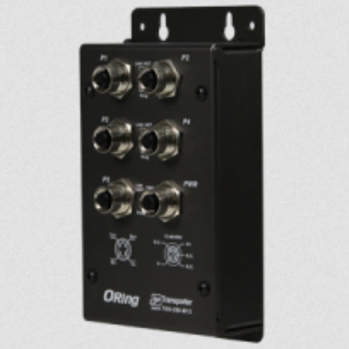 Управляемый коммутатор Ethernet - TES-250-M12 - Oring Industrial Networking Corp. - 5 портов / 10/100BaseT(X) / настенный
