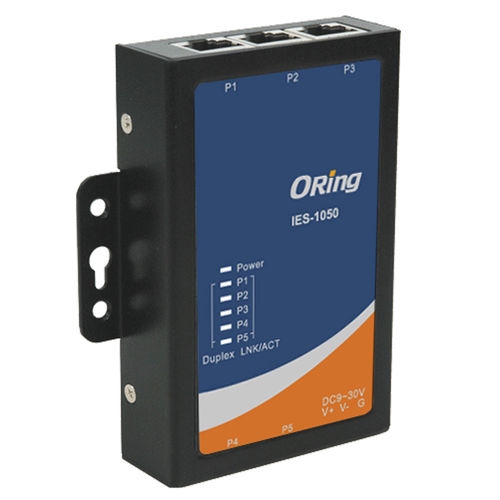Неуправляемый коммутатор Ethernet - IES-1050 - Oring Industrial Networking Corp. - 5 портов / 10/100BaseT(X) / на DIN-рейке