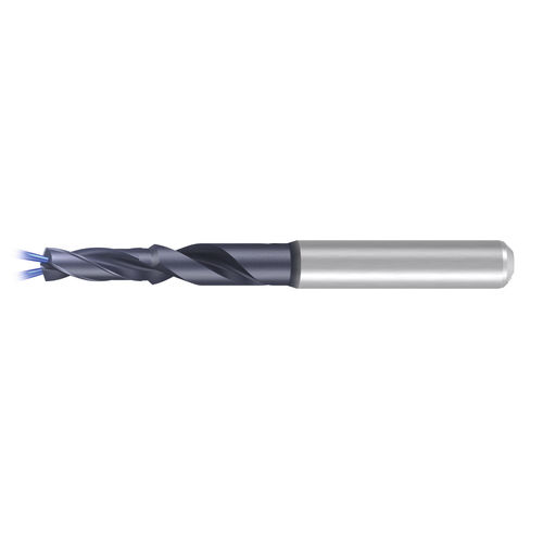 Цельное сверло - VHM-EF-Drill C-STEEL-HA-IK-4FF-TIALN-T14 - EMUGE-FRANKEN - для цветных металлов / для стали / для чугуна