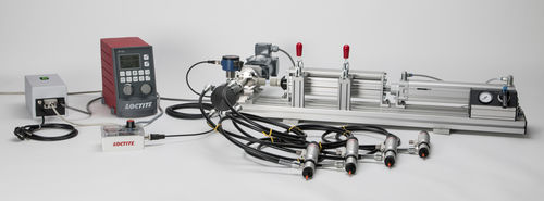 Дозатор для носителей с высокой вязкостью - 300 ml Cartridge Pusher System 4 valves - Henkel LOCTITE - жидкости со средней вязкостью / клея / с картриджем