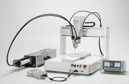 Дозатор клея - Benchtop Robot Systems - Henkel LOCTITE - для жидкостей / для химических продуктов / с объемным насосом