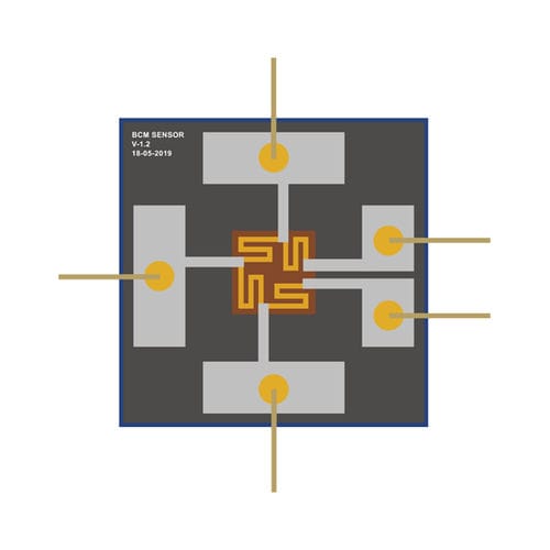 Датчик силы растяжение  сжатие - FD101 - BCM SENSOR TECHNOLOGIES bv - при изгибе / тип «блок» / пьезосопротивление