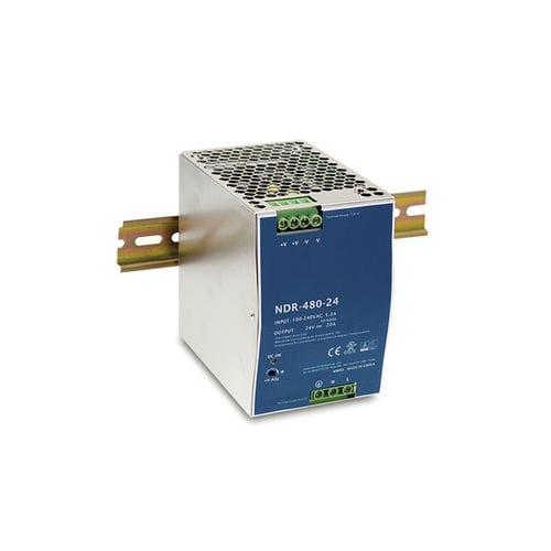 Источник электропитания на DIN-рейке - NDR-480 series - Lantech Communications Europe GmbH - AC/DC / с защитой от сверхнагрузок / с защитой от короткого замыкания