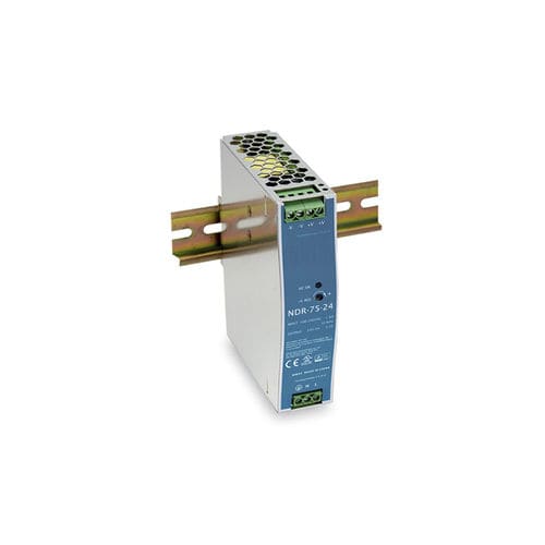 Источник электропитания на DIN-рейке - NDR-75 series - Lantech Communications Europe GmbH - AC/DC / с защитой от короткого замыкания / с защитой от сверхнагрузок