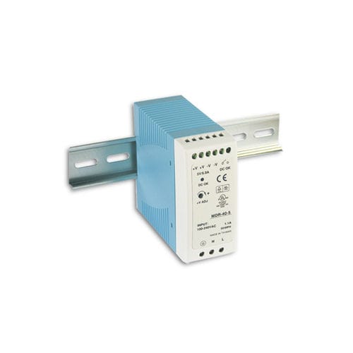 Источник электропитания на DIN-рейке - MDR-40 series - Lantech Communications Europe GmbH - AC/DC / с защитой от сверхнагрузок / с защитой от короткого замыкания