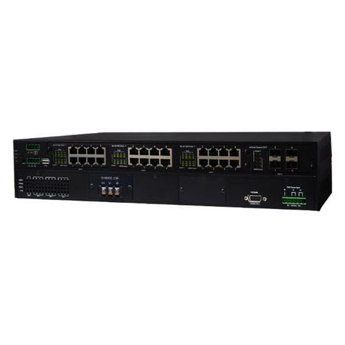 Управляемый коммутатор Ethernet - IPGS-5424-PT series - Lantech Communications Europe GmbH - 28 портов / монтаж на стойку / встраиваемый