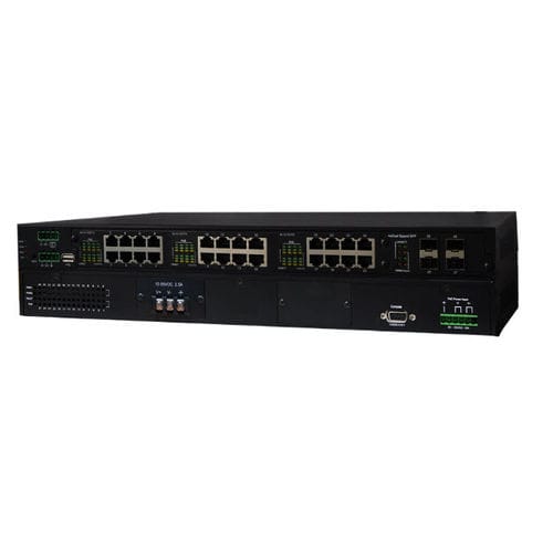 Управляемый коммутатор Ethernet - IES-3424DSFP-2P-PT series - Lantech Communications Europe GmbH - 28 портов / гигабит / для монтажа в стойку