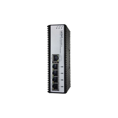 Неуправляемый коммутатор Ethernet - IPGS-0005T-4 series - Lantech Communications Europe GmbH - 5 портов / на DIN-рейке / настенный