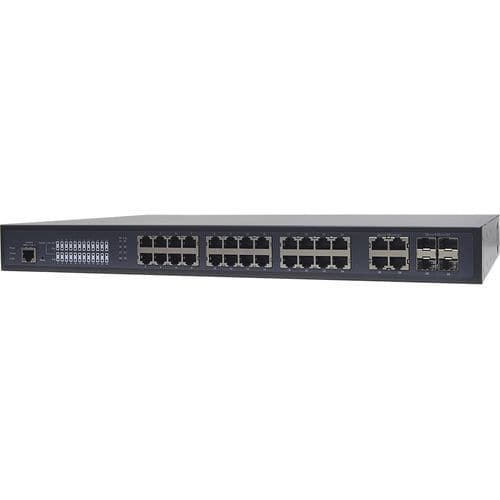 Управляемый коммутатор Ethernet - LPGS-2424C-240W - Lantech Communications Europe GmbH - 28 портов / уровня 2 / гигабит