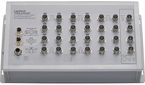 Управляемый коммутатор Ethernet - TPES-L6424XT series - Lantech Communications Europe GmbH - 28 портов / 5G / настенный