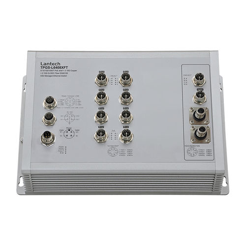 Управляемый коммутатор Ethernet - TPGS-L6408XFT series - Lantech Communications Europe GmbH - 12 портов / уровня 2 / уровня 3