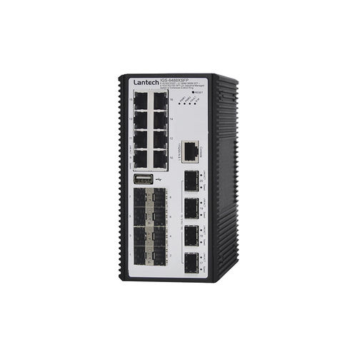 Управляемый коммутатор Ethernet - IGS-6488XSFP series - Lantech Communications Europe GmbH - 20 портов / гигабит / на DIN-рейке