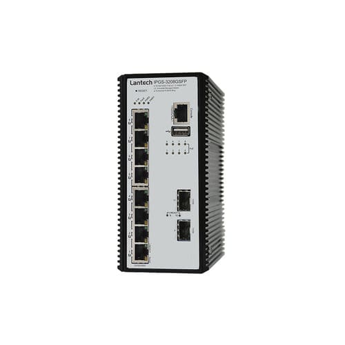 Управляемый коммутатор Ethernet - IPGS-3208GSFP series - Lantech Communications Europe GmbH - 10 портов / гигабит / уровня 2