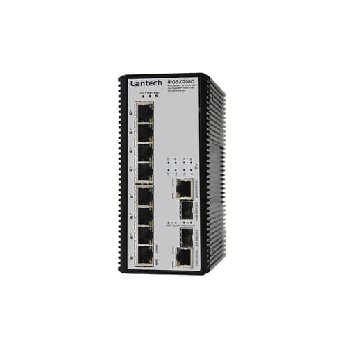 Неуправляемый коммутатор Ethernet - IPGS-0208C series - Lantech Communications Europe GmbH - 10 портов / гигабит / беспроводной