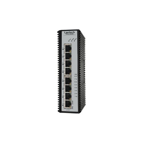 Неуправляемый коммутатор Ethernet - IPES-0008B series - Lantech Communications Europe GmbH - 8 портов / беспроводной / на DIN-рейке
