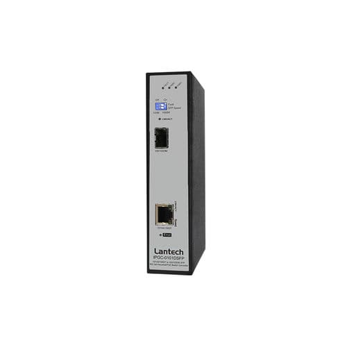 Умный коммутатор-преобразователь - IPGC-0101DSFP series - Lantech Communications Europe GmbH - 2 порта / Ethernet / на DIN-рейке