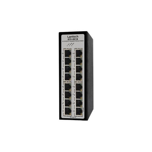 Неуправляемый коммутатор Ethernet - IES-0016 series - Lantech Communications Europe GmbH - 16 портов / беспроводной / на DIN-рейке