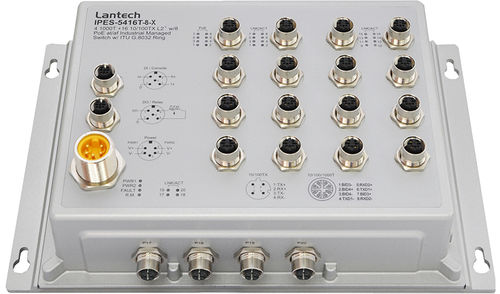 Управляемый коммутатор Ethernet - IPES-5416T-8 series - Lantech Communications Europe GmbH - 20 портов / гигабит / настенный