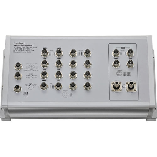 Управляемый коммутатор Ethernet - TPES-R5616MGFT series - Lantech Communications Europe GmbH - 22 порта / настенный / с корпусом